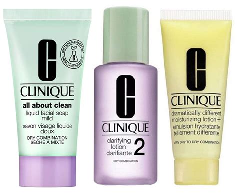 Clinique 3 Step Skincare System Trial Set Drycombination