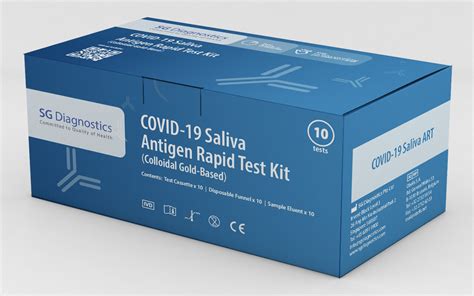 SG Diagnostics COVID-19 Saliva Antigen Rapid Test Kit - SG Diagnostics