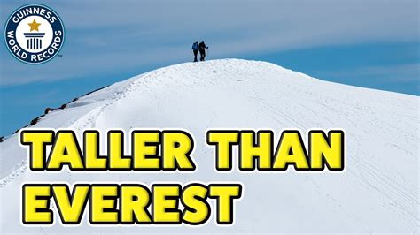 The Worlds Tallest Mountain Guinness World Records Youtube