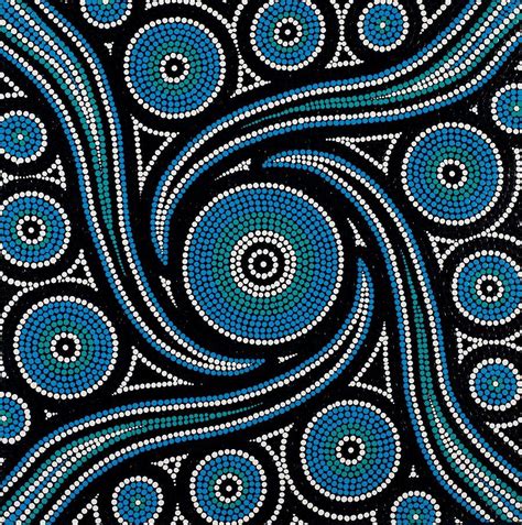 Ancestral Winds Aboriginal Dot Painting Indigenous Art Aboriginal