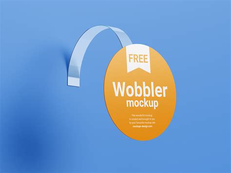 Free Round Shelf Wobbler Mockup Psd Set Good Mockups