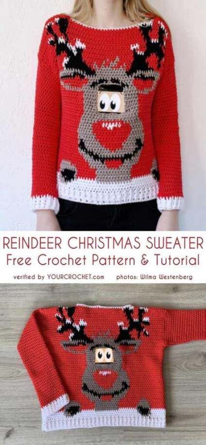 super knitting christmas sweater pattern drops design ideas sweater crochet pattern reindeer