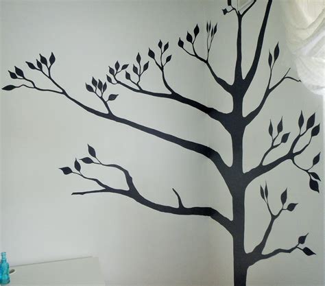 Hand Painted Tree Wall Mural Tree Wall Murals Restyled Tree