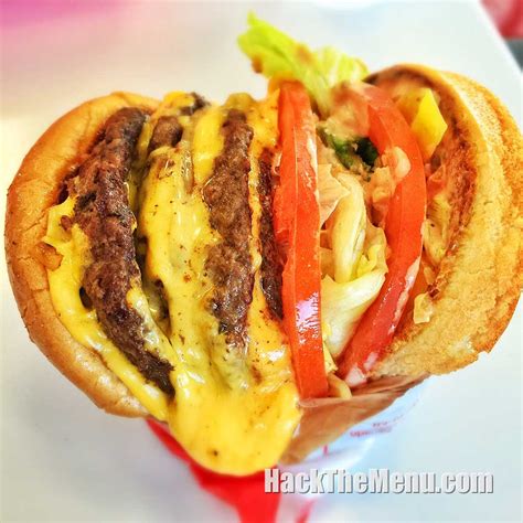 The items on here have become so common in people's orders, they probably could be listed on the menu. 4x4 Burger - In-N-Out Secret Menu | #HackTheMenu