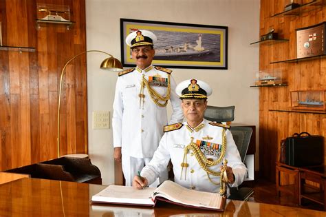 Vice Admiral Dinesh K Tripathi Assumes Role Of Vice Chief Of Navy