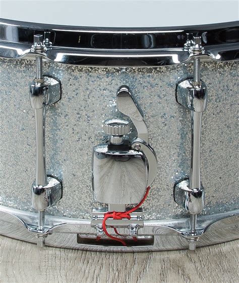 Sakae Birch Snare Drum Silver Sparkle 65 X 14