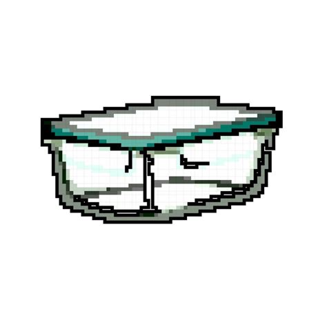 Kitchen Glass Container Game Pixel Art Vector Illustration 23867660