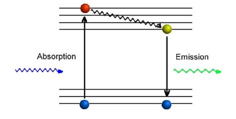 Simplified Jablonski Diagram Depicting The Fluorescence Phenomenon