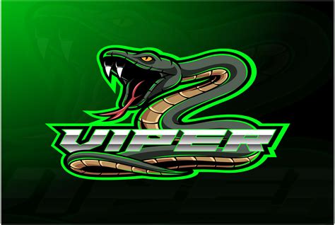 Green Viper Snake Mascot Logo Design Graphic By Visink Art Creative
