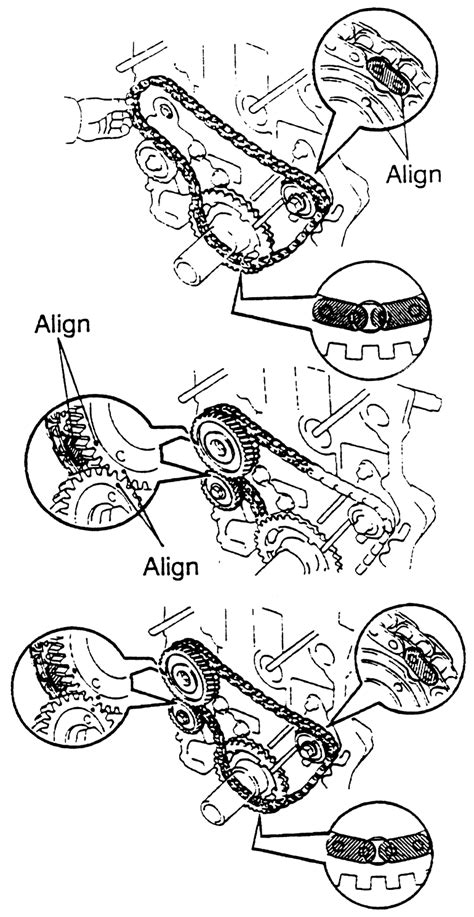 Toyota 27 Engine Timing 3rz And 3zr Timing Marks Justanswer