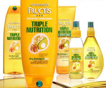 I love these products for curly hair! Free Sample of Garnier Fructis Triple Nutrition Hair ...