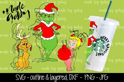 The Grinch Svg Grinchmas Blend Cindy Lou Who Max The Dog