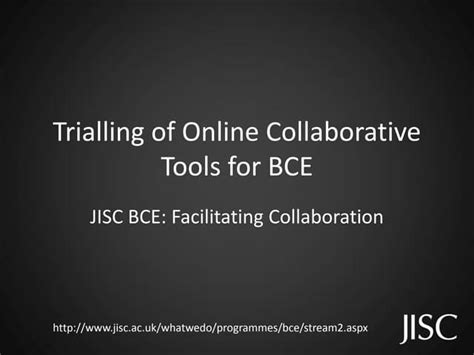 05 Trialling Of Collaborative Online Tools Project