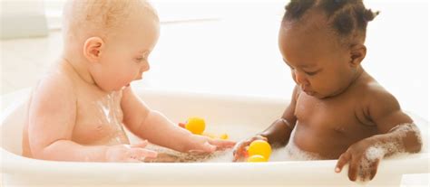 You must be able to easily remove soapy residue and remnants of solid foods from the bath; Using a Bath-Time and Bedtime Routine For Your Baby ...