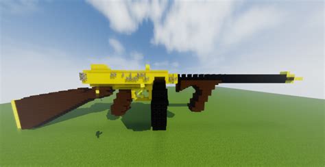 Minecraft war servers with guns up. Thompson Submachine Gun - For Animations Minecraft Map
