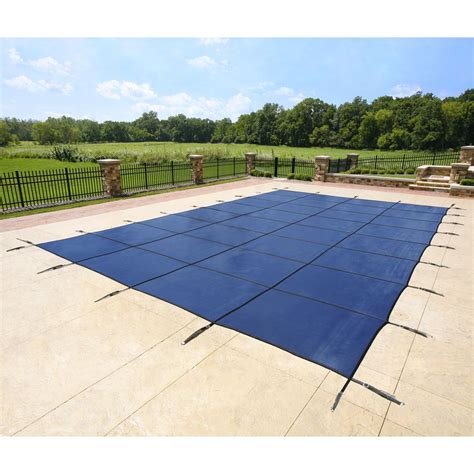 Blue Wave 17 Ft X 32 Ft Polypropylene Safety Pool Cover In