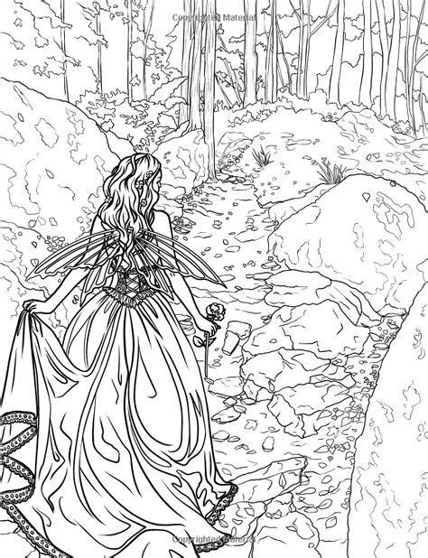 You can print or color them online at getdrawings.com for absolutely free. Enchanted - Magical Forests Coloring Collection (Fantasy ...