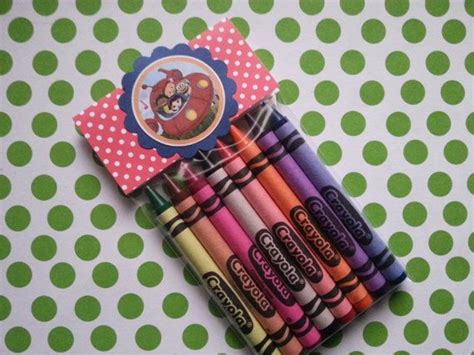 6 Little Einstein Crayons Party Favors Also Doc Mcstuffins Mickey