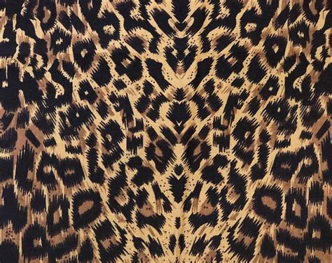 Velvety Cotton Leopard Print Fabric Braemore Jamil Multi Etsy