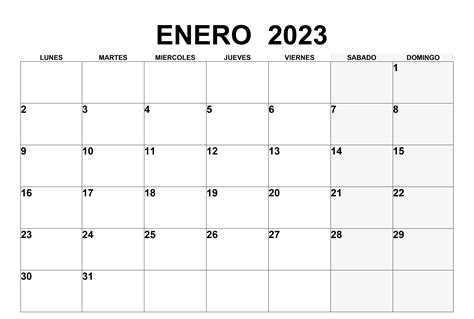 Calendario De Enero De 2023 Con Festivos En Imagesee