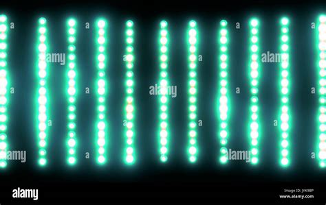 Bright Flood Lights Background With Glow Green Tint Seamless Loop