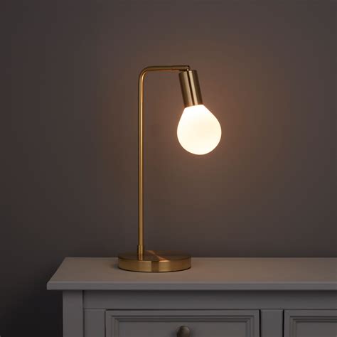 Try it now by clicking modern gold. Channing Modern Gold Satin brushed gold Table lamp ...
