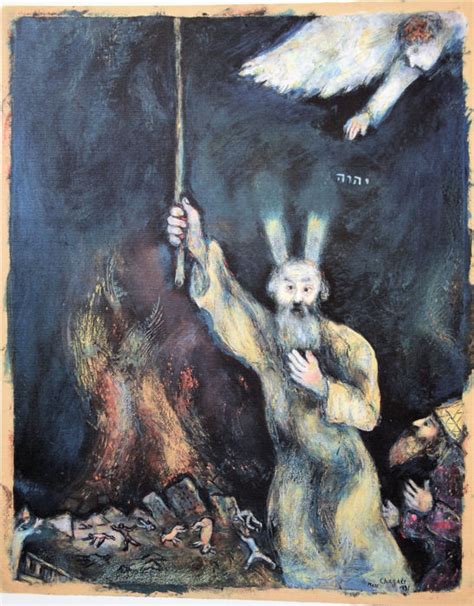 Marc Chagall Daprès Moise Répand Les Ténèbres Catawiki