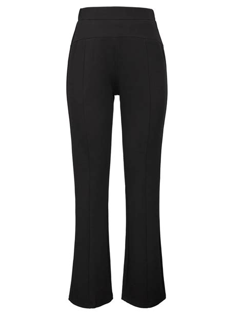 Buy Kk Womens Black Work Office Pants Stylish And Slim Fit High Waist Stretchy