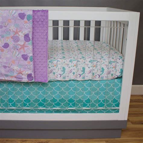 Shop baby cribs at bed bath & beyond. Swimming Mermaids Bumperless Crib Bedding (3 Pcs: Sheet ...