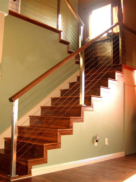 In this episode of mastered in a minute, learn how to lay out, install, and tension cable for a deck staircase guardrail.for more mastered in a minute. Architectural Railings Stainless Steel Cable Railing ...