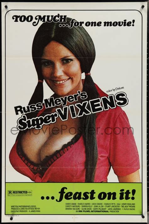 3t1033 Super Vixens 1sh 1975 Russ Meyer Super Sexy Shari Eubank Is Too Much