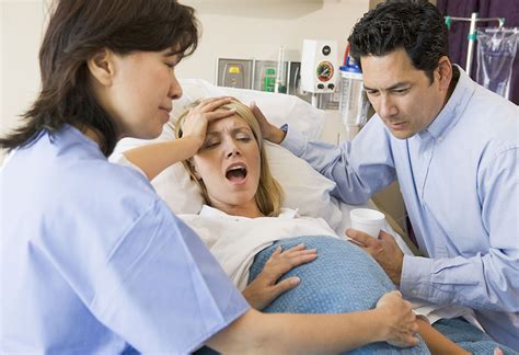 Baby Crowning During Childbirth