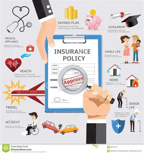 Life & Health Insurance Policy Services.Hand Business ...
