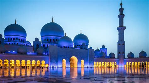 Feel free to download, share, comment and discuss every wallpaper you like. Sheikh Zayed Grand Mosque Blackout Dusk Abu Dhabi Hd ...