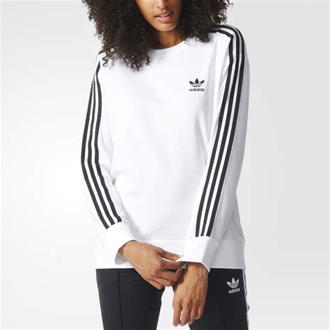 The perfect layer for players, professionals and weekend warriors, adidas makes modern women's jackets for every setting. adidas Women's 3-Stripes A-Line Sweatshirt - White ...
