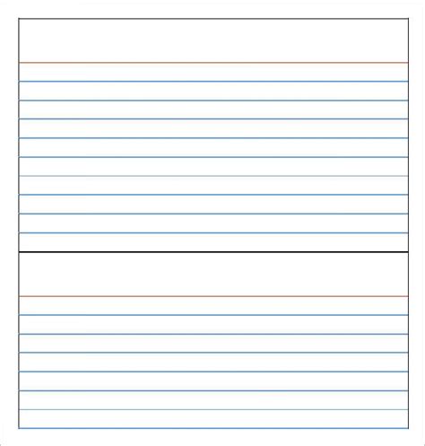 Note Card Template 9 Download Free Documents In Pdf