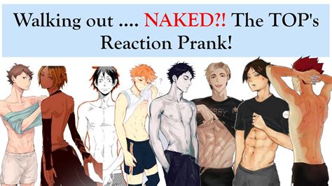 Haikyuu Walking Out Naked In Front Of Your Boyfriend Prank YouTube