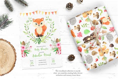 Collect gallery quality art prints and other products at society6 today. Watercolor Woodland Animals Set in Illustrations on Yellow ...