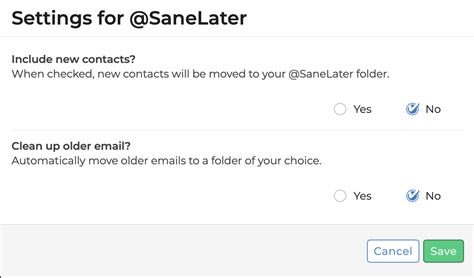 Sanebox How Do I Control What Stays In My Inbox