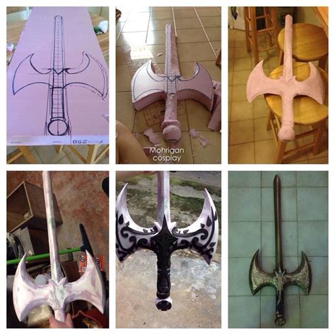Mohrigan Cosplay Tutorials — How To Make A Sword With Insulation Foam 1