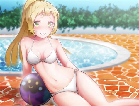 Poolside Lillie Pok Mon Sun And Moon Know Your Meme