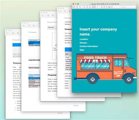 Maybe you would like to learn more about one of these? Food Truck Business Plan Template Sample Pages - Black Box ...