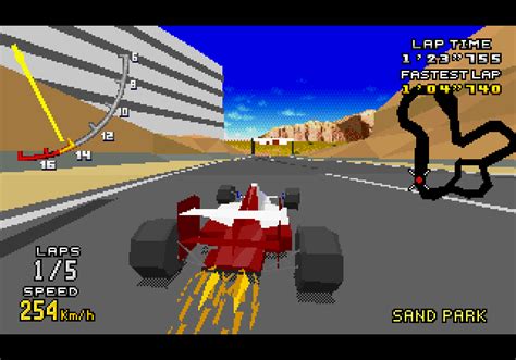 Virtua Racing Deluxe 32x 141 The King Of Grabs