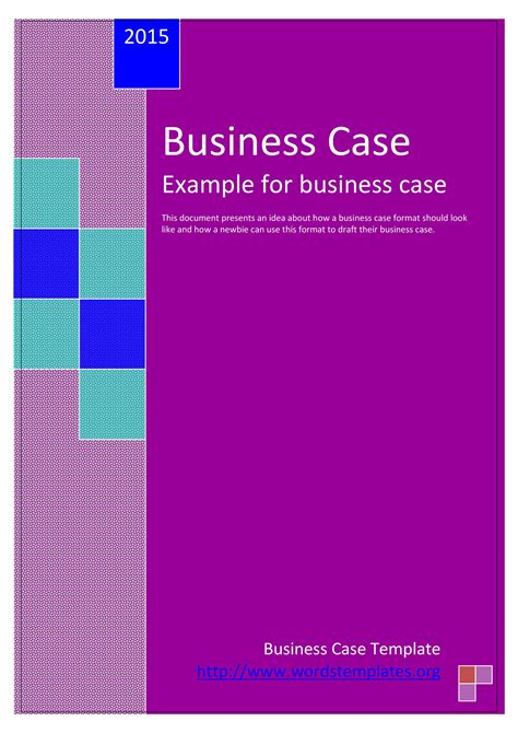 Free Business Case Template Of 30 Simple Business Cas - vrogue.co