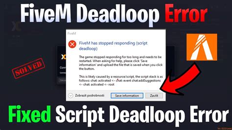 How To Fix Fivem Has Stopped Responding Script Deadloop 2024 Youtube