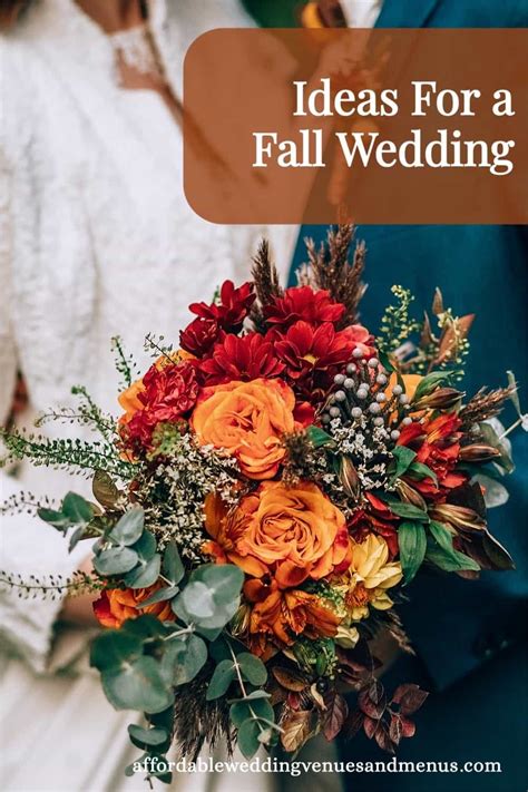 Fall Wedding Ideas On A Budget Best Ideas For A Small Budget