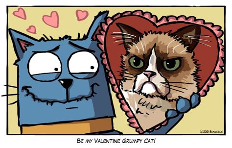 Be Valentine Grumpy Cat Walt The Cat Grumpy Cat