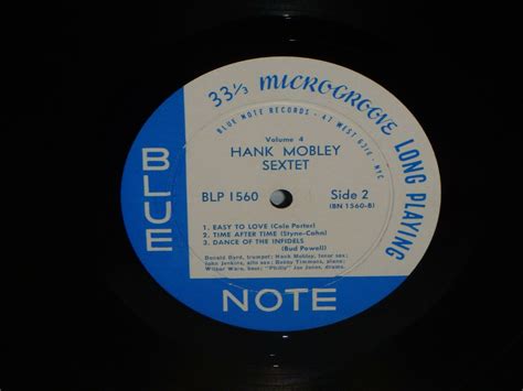 Popsike Com HANK MOBLEY SEXTET Hank LP Blue Note BLP Mono DG RVG Ear W Rd