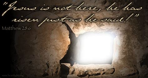 Matthew 286 Illustrated Jesus Is Not Here — Heartlight Gallery