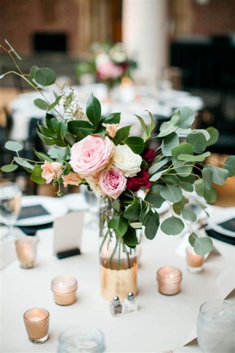 (table) a piece of furniture having a smooth flat top that. 12 Ways to Add Rose Gold to Your Wedding Decor | Wedding ...